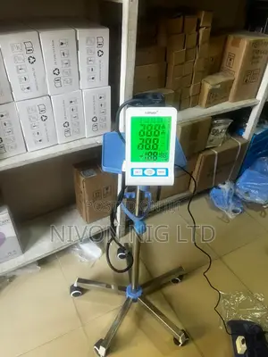 Digital Blood Pressure Monitor on Trolley