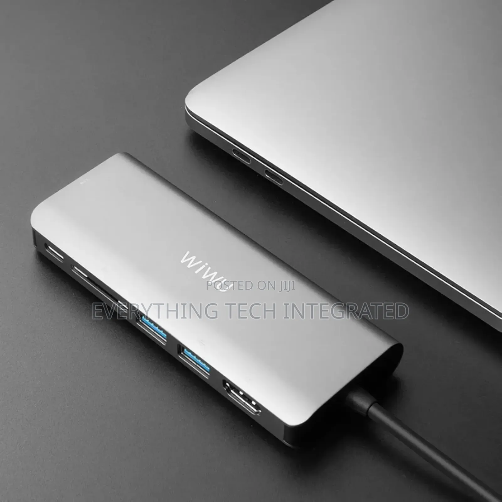 WIWU Type-C Adapter, 6 in 1 Macbook Hub for All PC