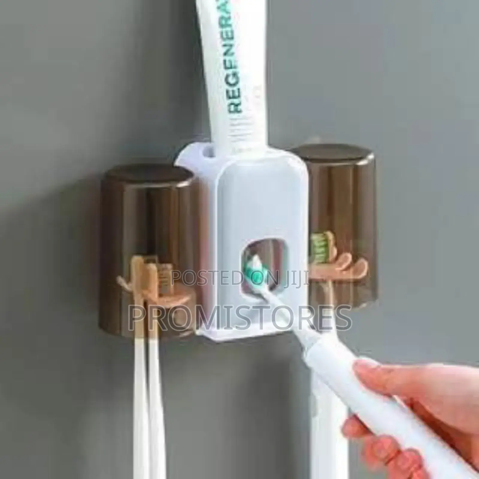 Multifunctional Toothbrush Holder With Toothpaste Dispenser