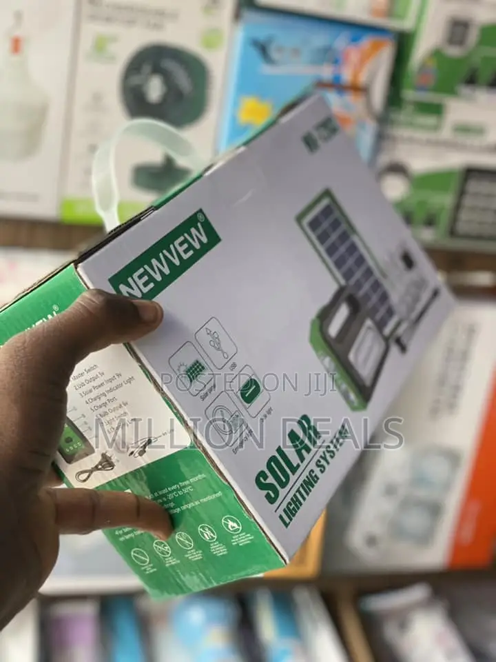 Portable Solar Lighting With Bulbs