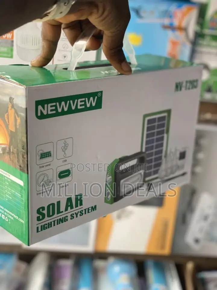 Portable Solar Lighting With Bulbs