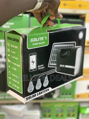 Super Bright Solar Lighting System With 3 Bulbs