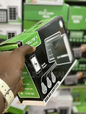 Super Bright Solar Lighting System With 3 Bulbs