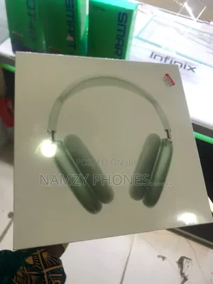 Airpods Max Green With Light Green Headband