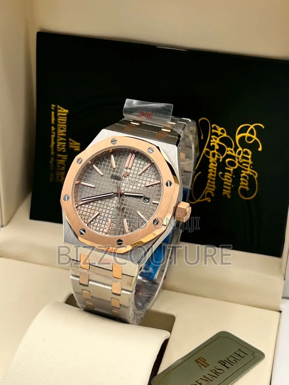 Original Audemars Piquet Gold Mix Silver Chain Watch