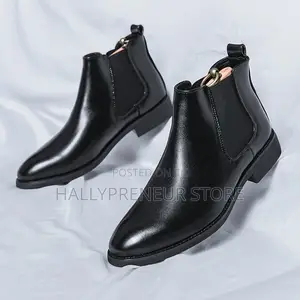 Successful Men's Leather Quality Chelsea Boots Luxury Shoe