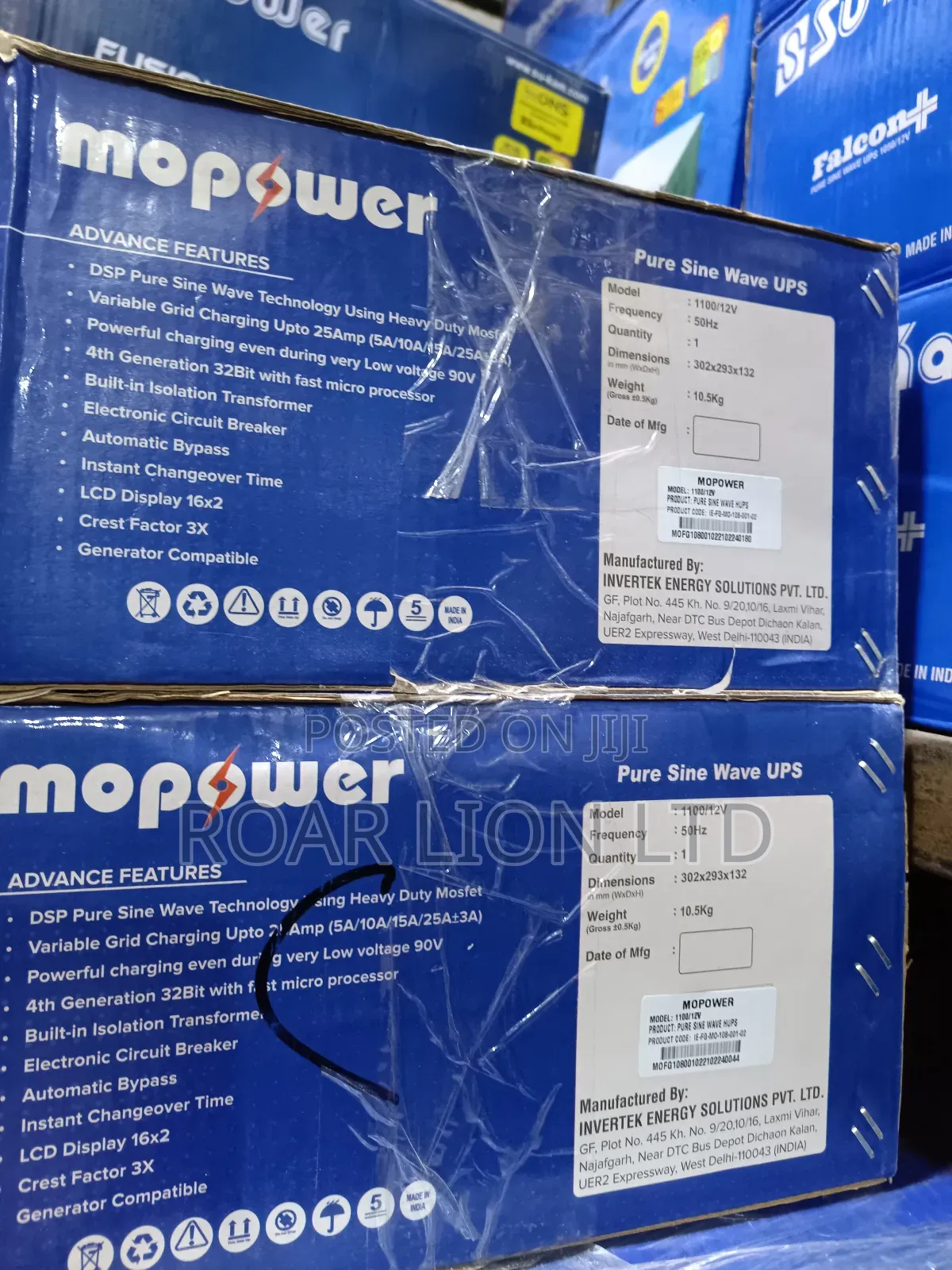 Mopower 1.1kva Solar Inverter