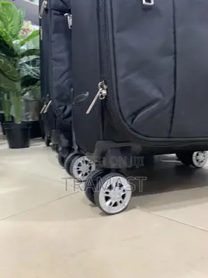 Seven Space Black Travel Luggage