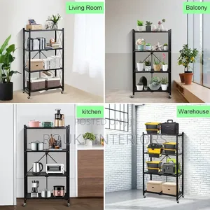 Multifunctional 4 Tier Adjustable Storage Shelf