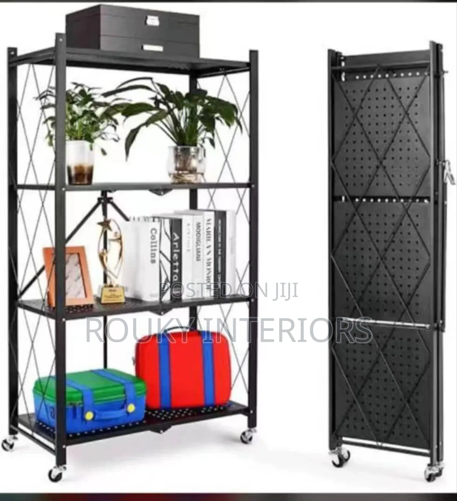 Multifunctional 4 Tier Adjustable Storage Shelf