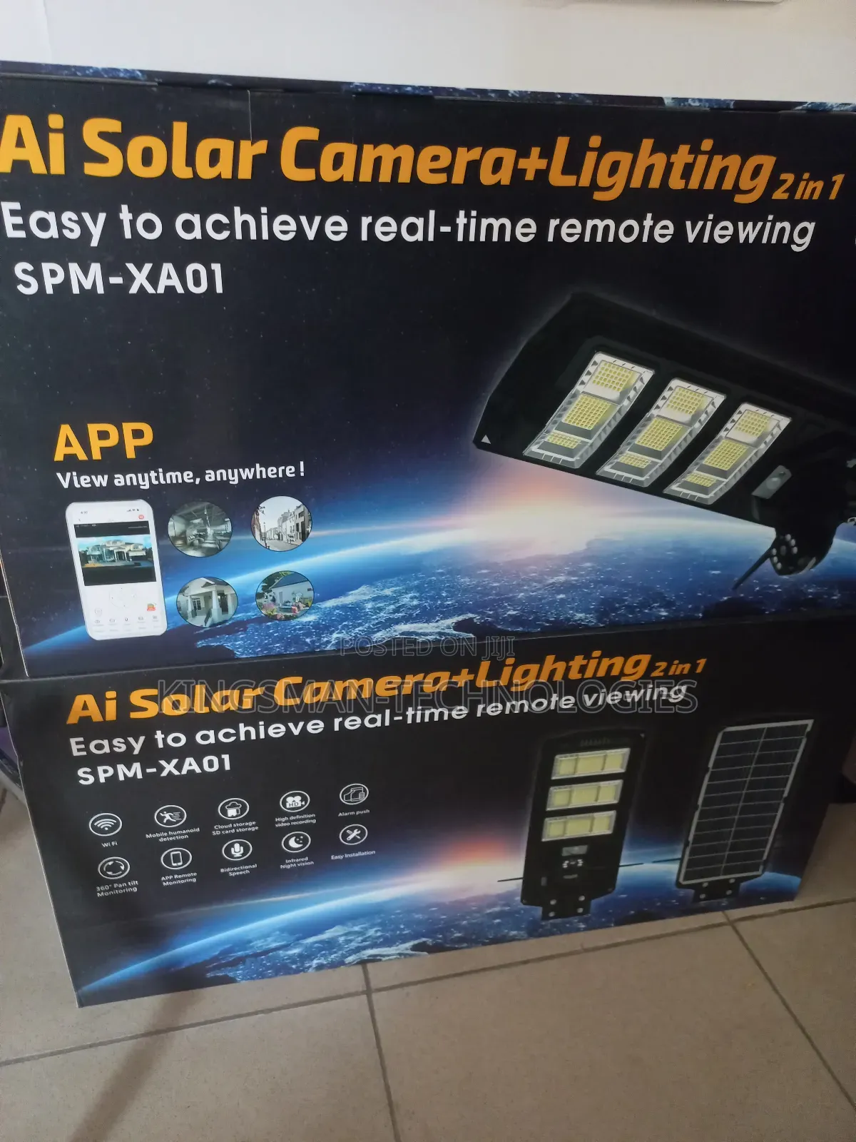 450watt Solar Light + Camera