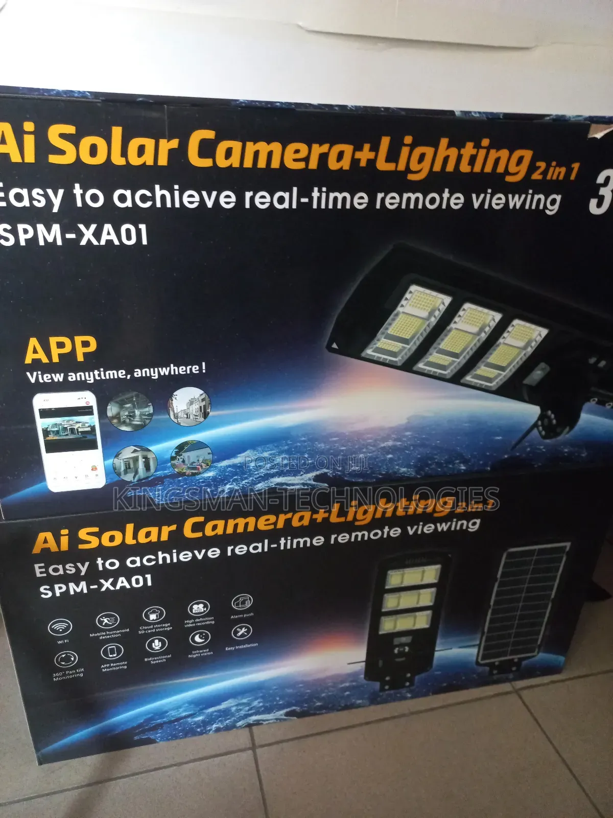 450watt Solar Light + Camera