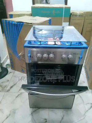 Durble Maxi F5C31G2 INOX 3B+1P Cooker With Oven