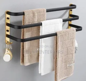 Wall Mounted Towel and Clothes Dryer Hanger Rack