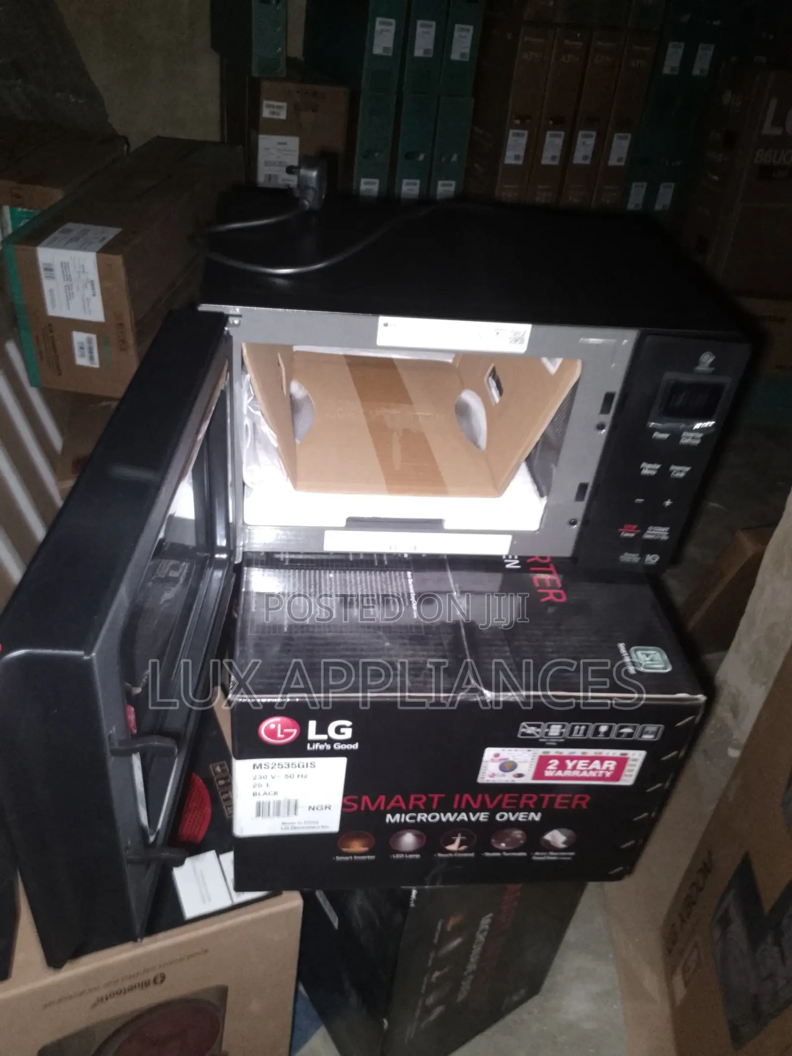 Black Smart Lg 25l Microwave