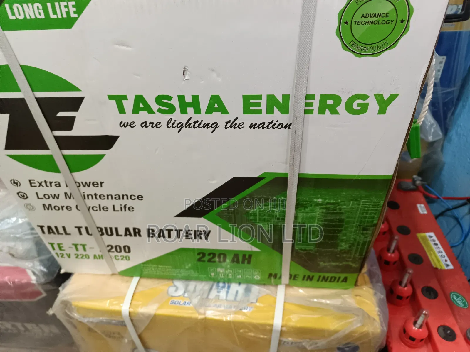 Tasha 220 Tubular Battery