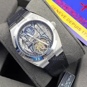 Original Vacheron Constantin Mechanical Black Leather Watch