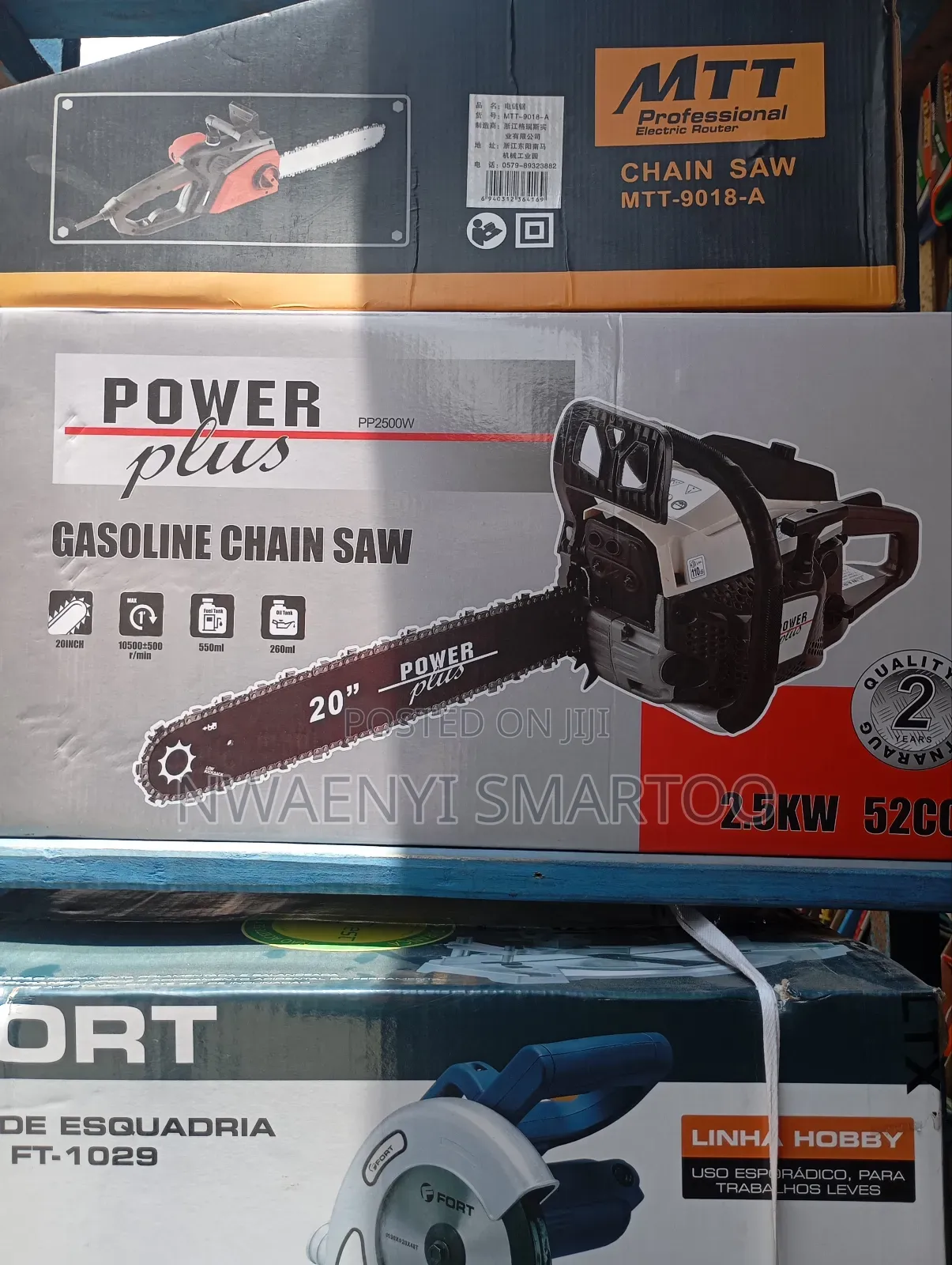 Power Plus Gasoline Chainsaw