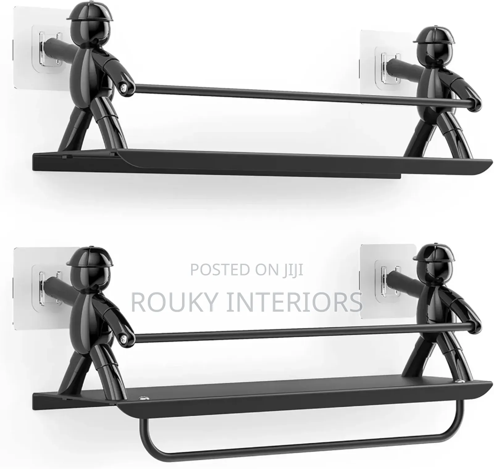 Metallic Shelves Wall Mounted