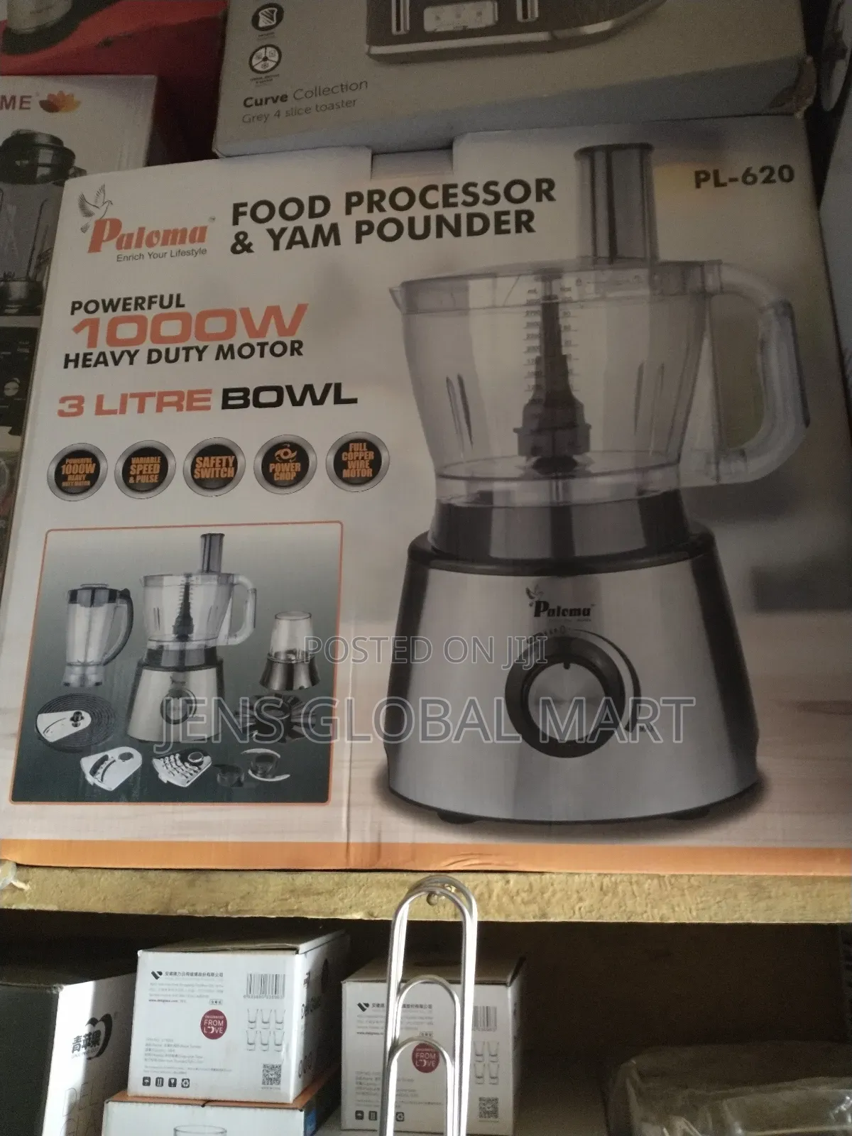 Food Processor Yam Pounder With 3 Litre Bowl