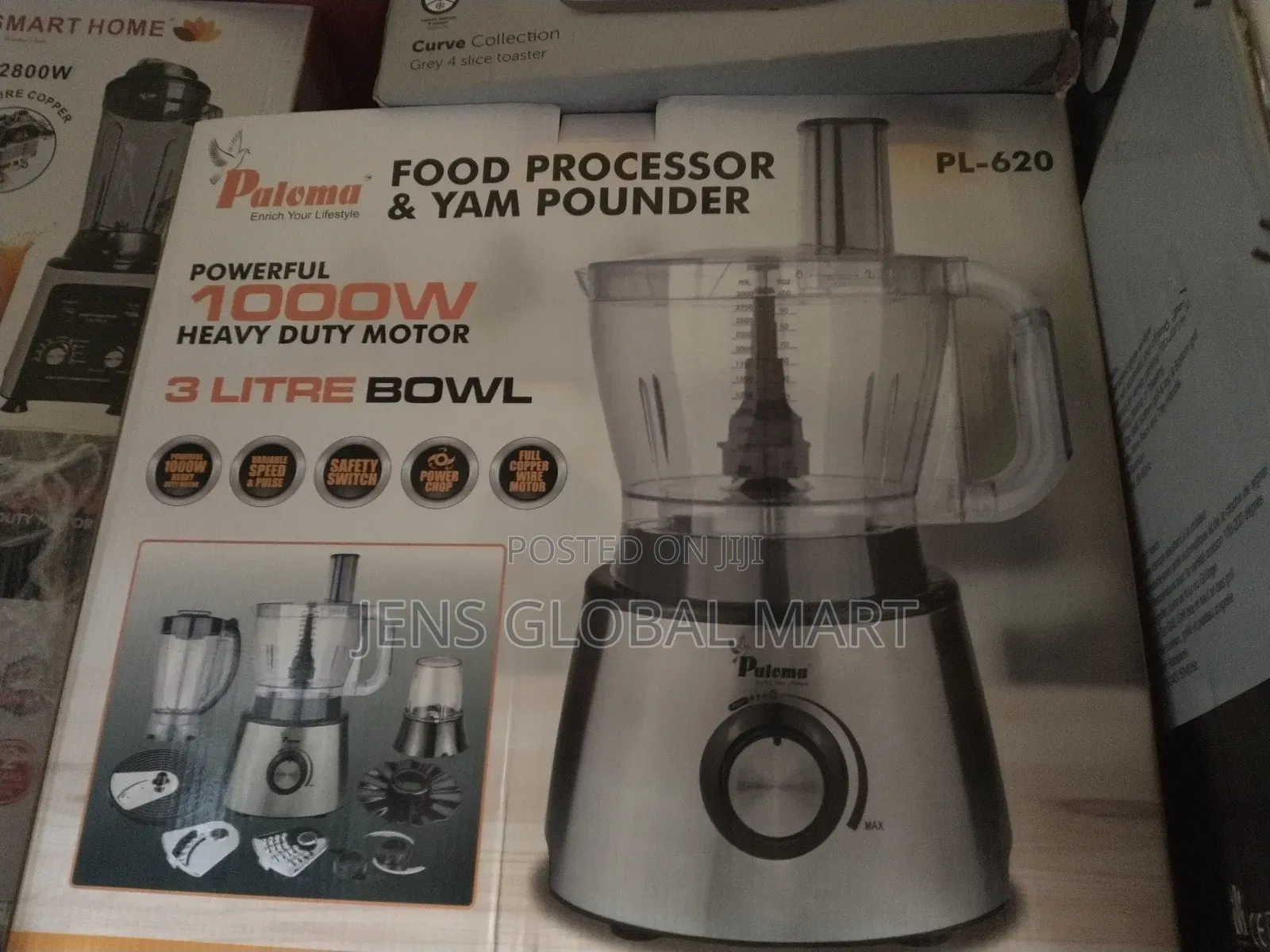Food Processor Yam Pounder With 3 Litre Bowl