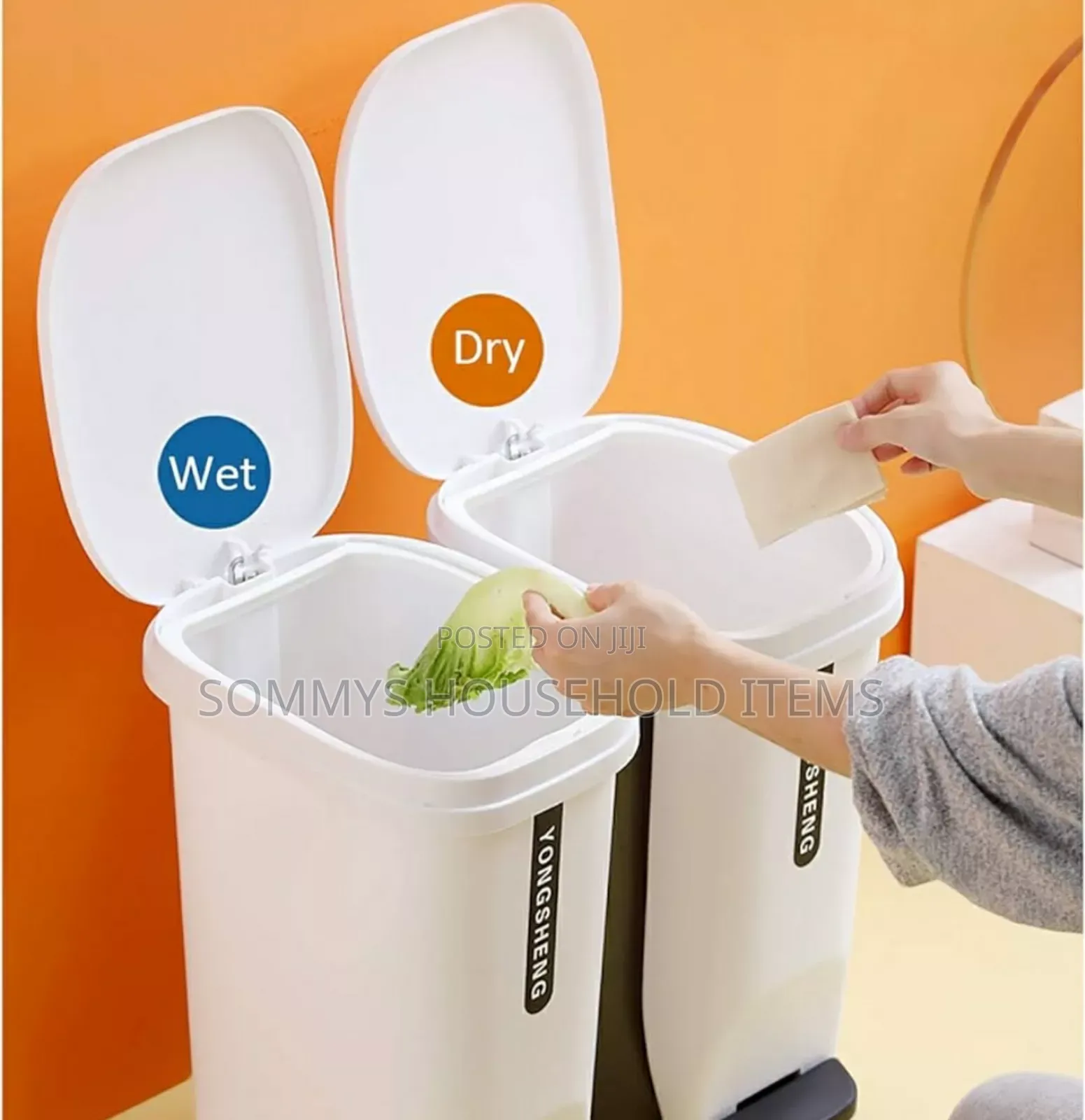 Double/Twin Pedal Waste Bin
