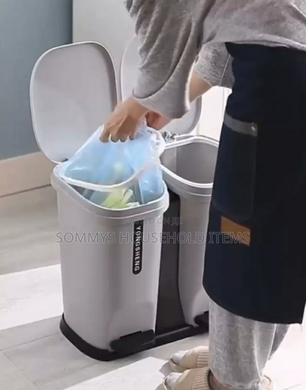 Double/Twin Pedal Waste Bin