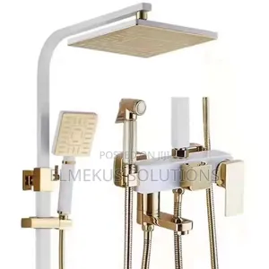 Photo - White and Gold High Grade Shower