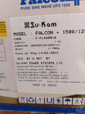 Su-Kam 1.5kva Solar INVTERTER