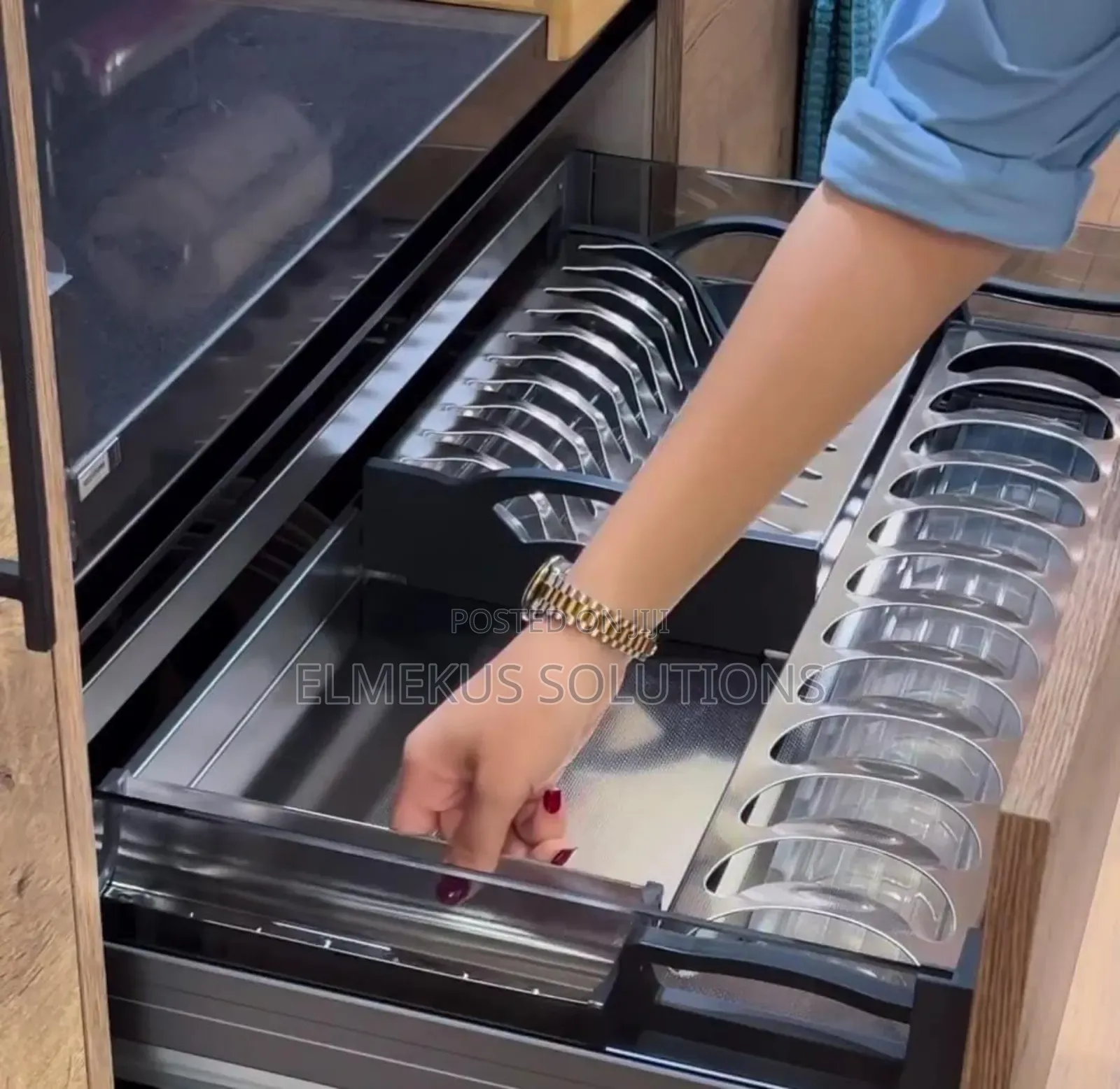 Drawer Cutlery Organiser(Glass)