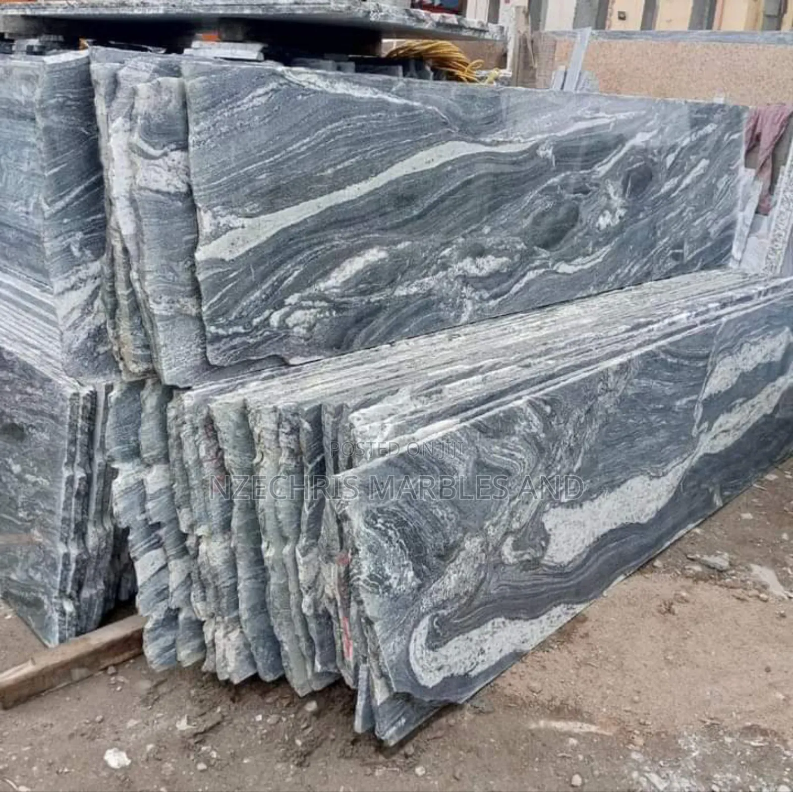 River Wave Granite Slab