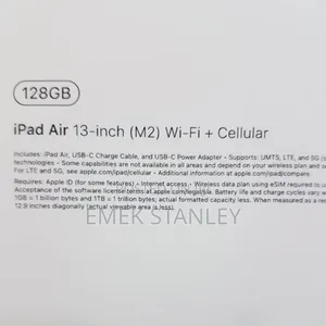 New Apple iPad Air 13 (2024) 128 GB