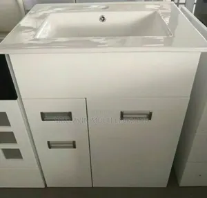 White PVC Cabinet Basin