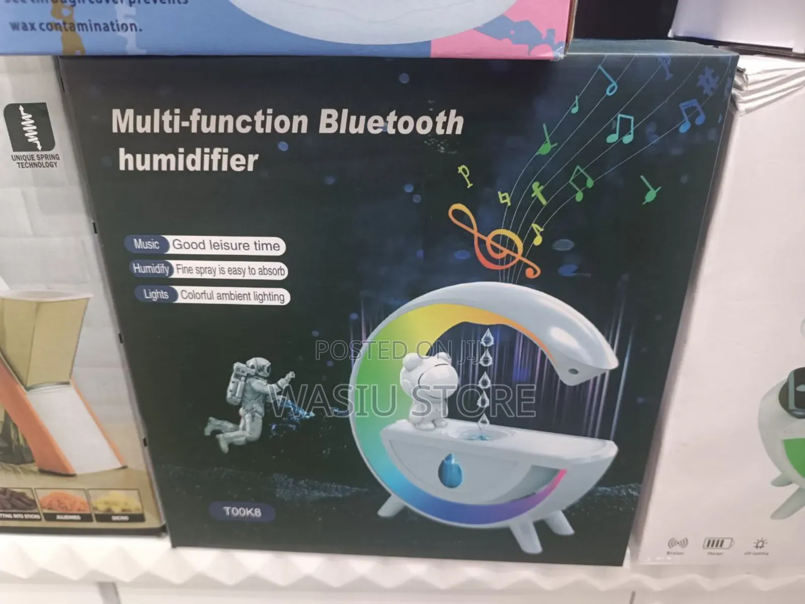 G Shape Bluetooth Speaker With Anti Gravity Humidifier