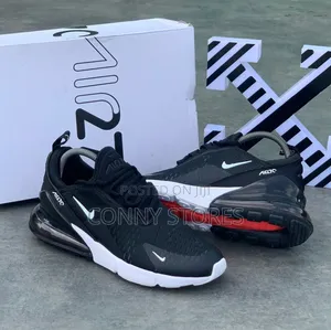 Premium Nike Airmax 270 Black and White Sneakers