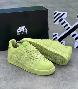 Premium Cactus Plant Flea Nike Air Force Green Sneakers