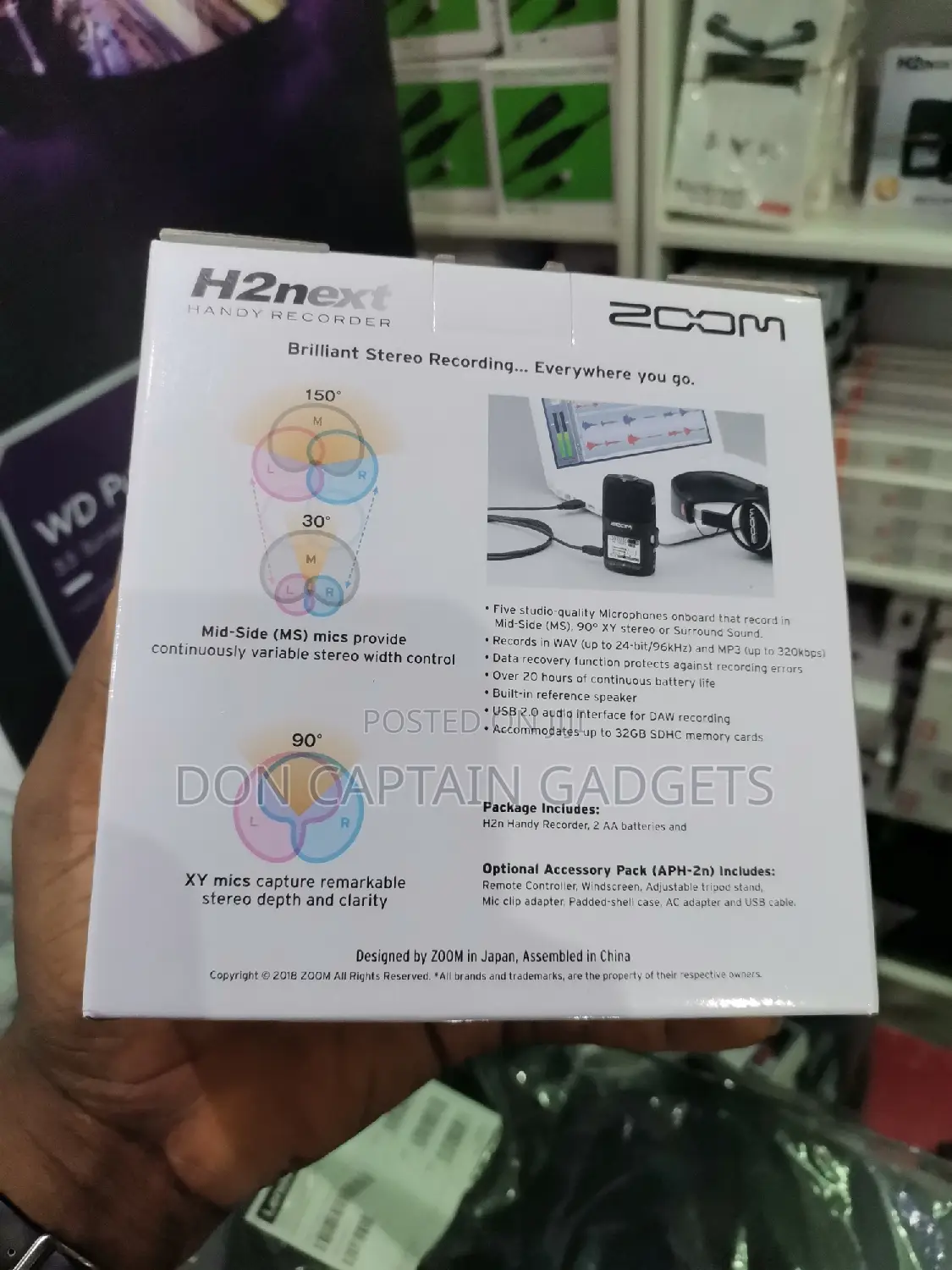 H2next Handy Recorder Zoom