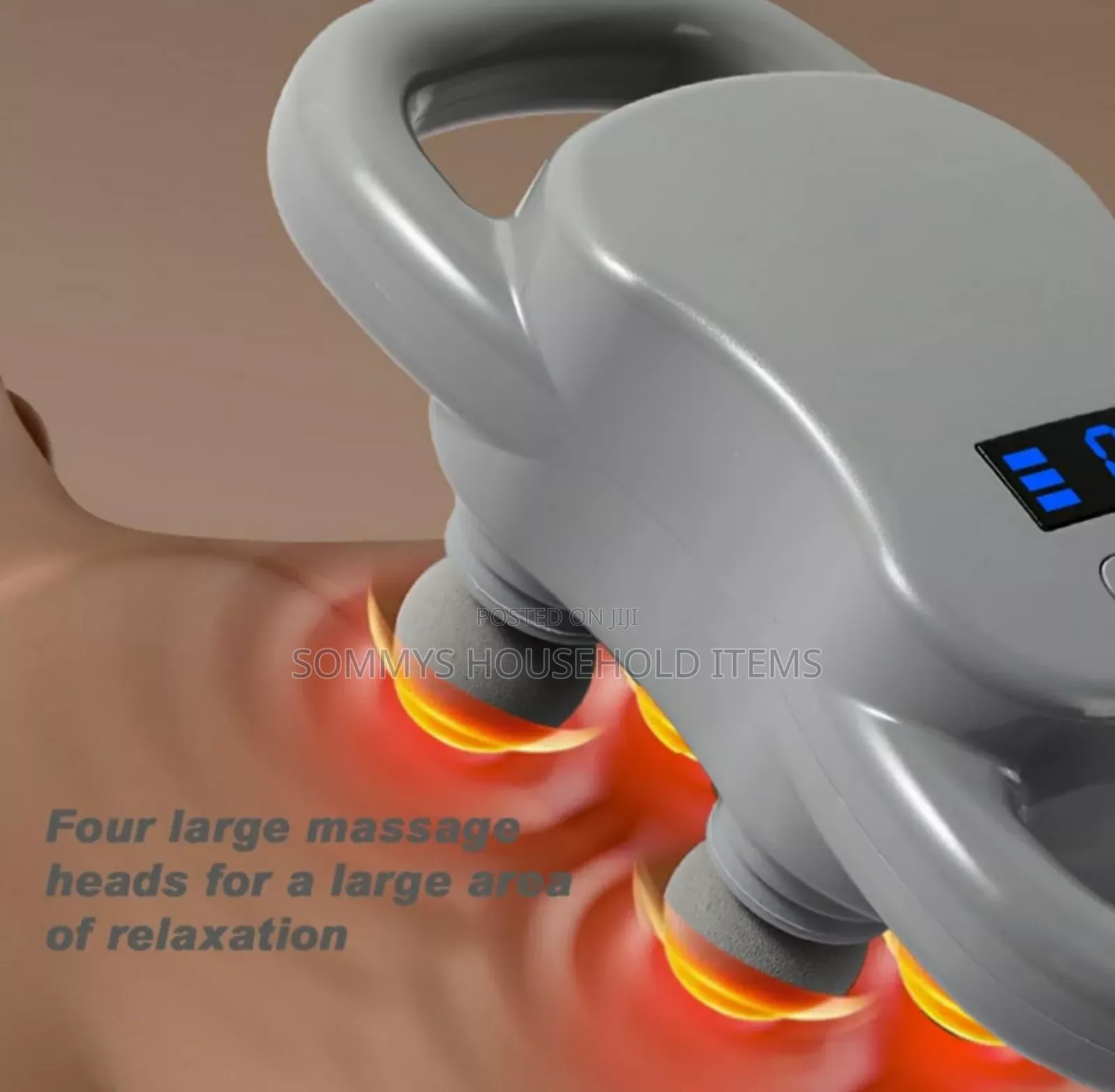 4-Head Handheld Fascia Massager