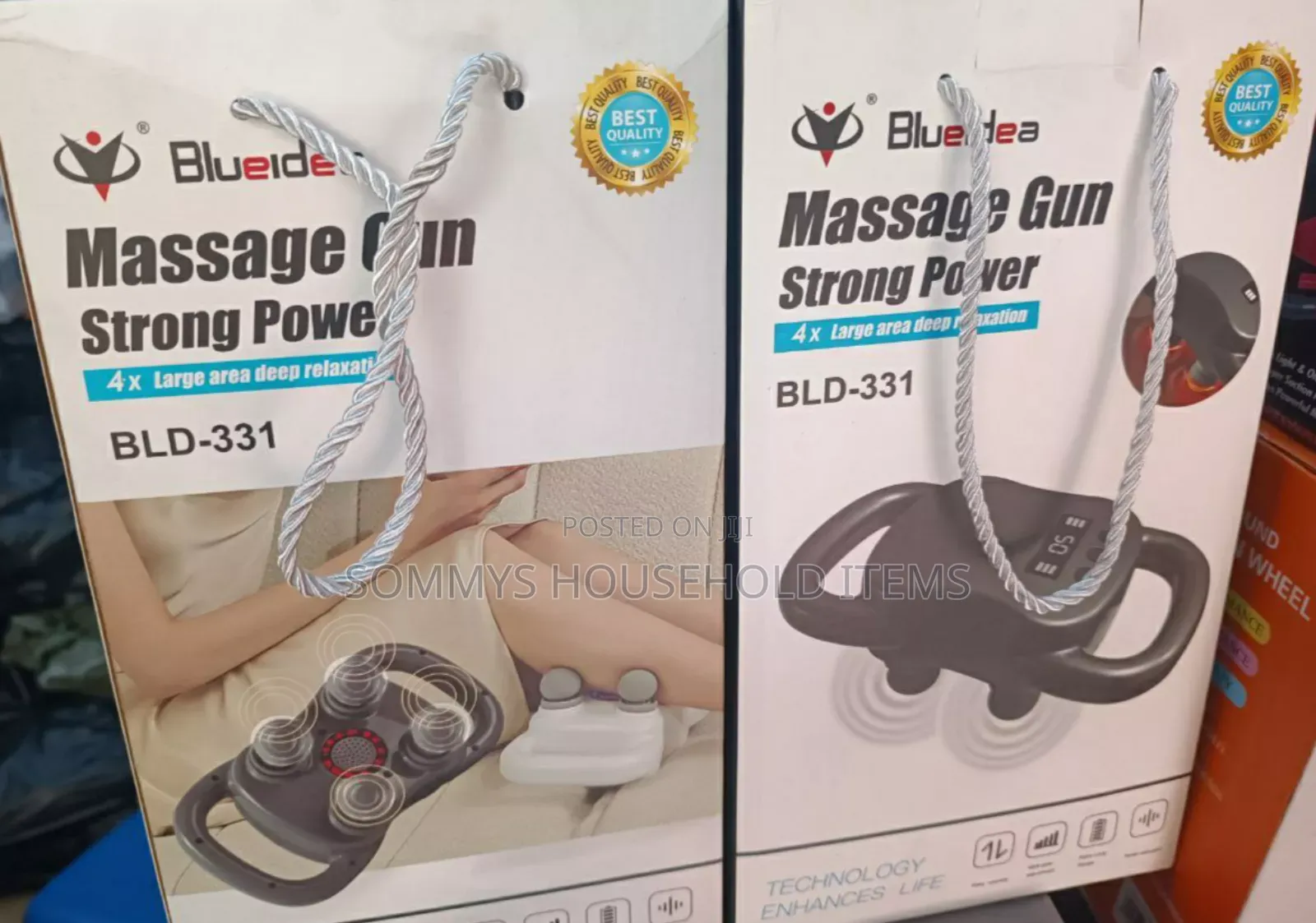 4-Head Handheld Fascia Massager