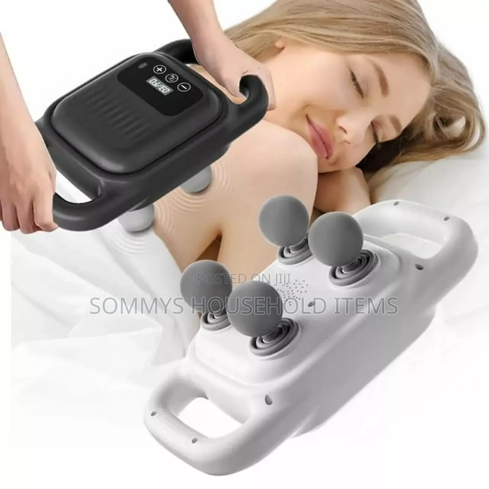 4-Head Handheld Fascia Massager