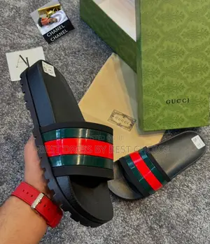 #Back Again Gucci Catapilar Sole Slide Well Branded