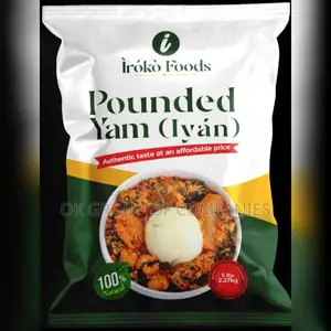 Pounded Yam Flour Packaging Nylons Printing in Lagos Nigeria