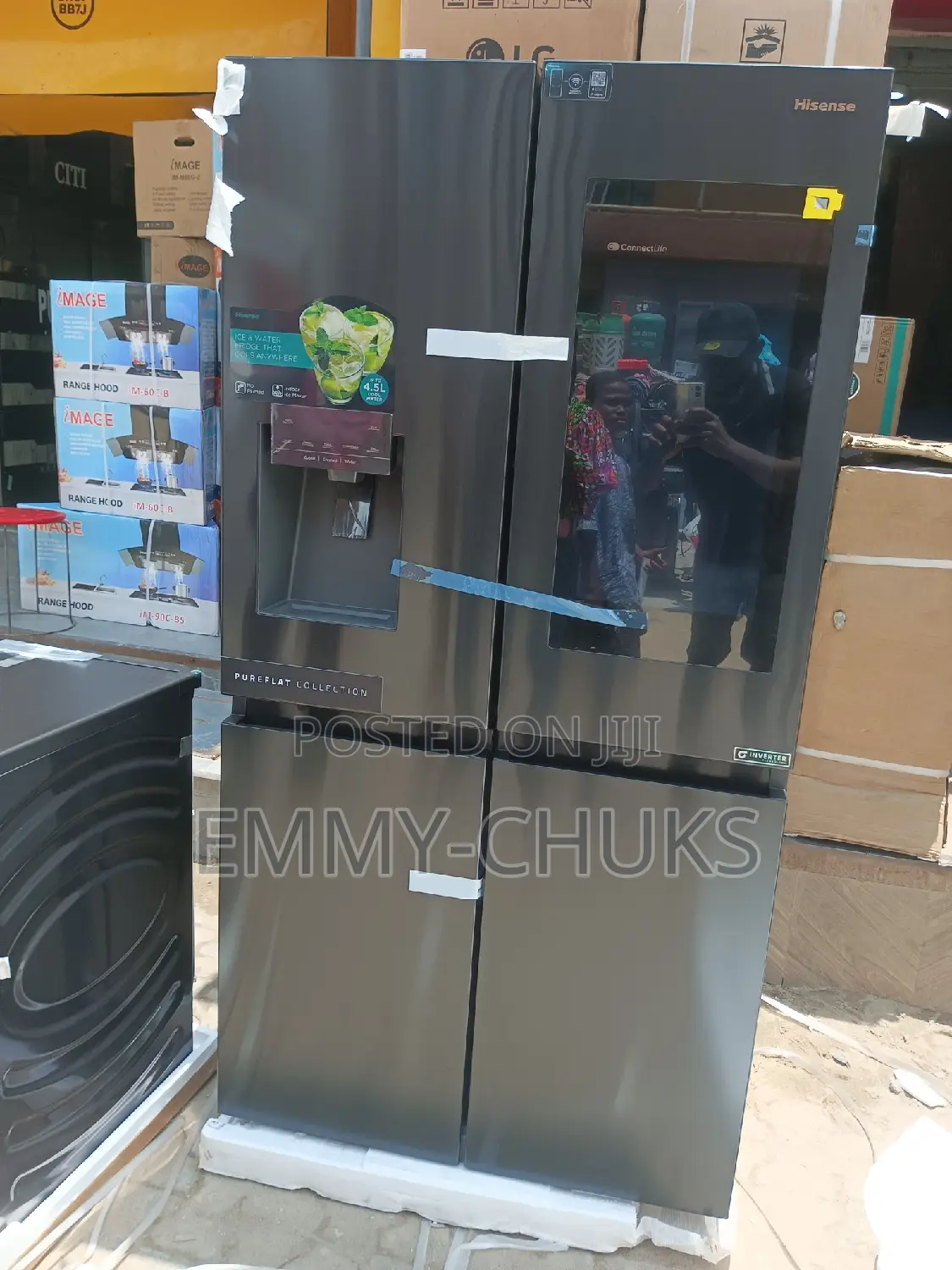 Original Hisense Inverter Side by Side Refrigerator