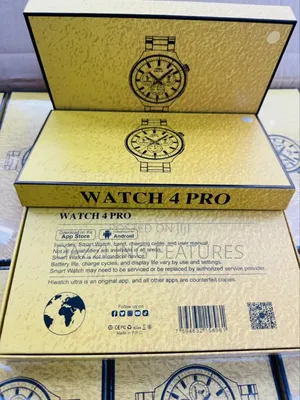 Watch 4 Pro Smartwatch With Extra 2 Straps
