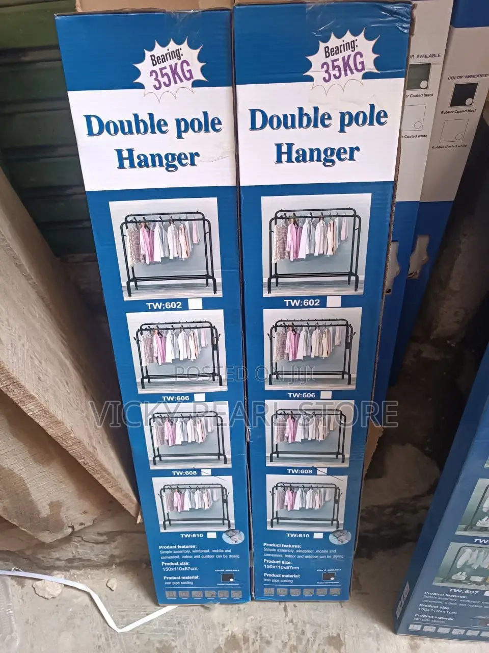 Heavy Duty Double Pole Hanger