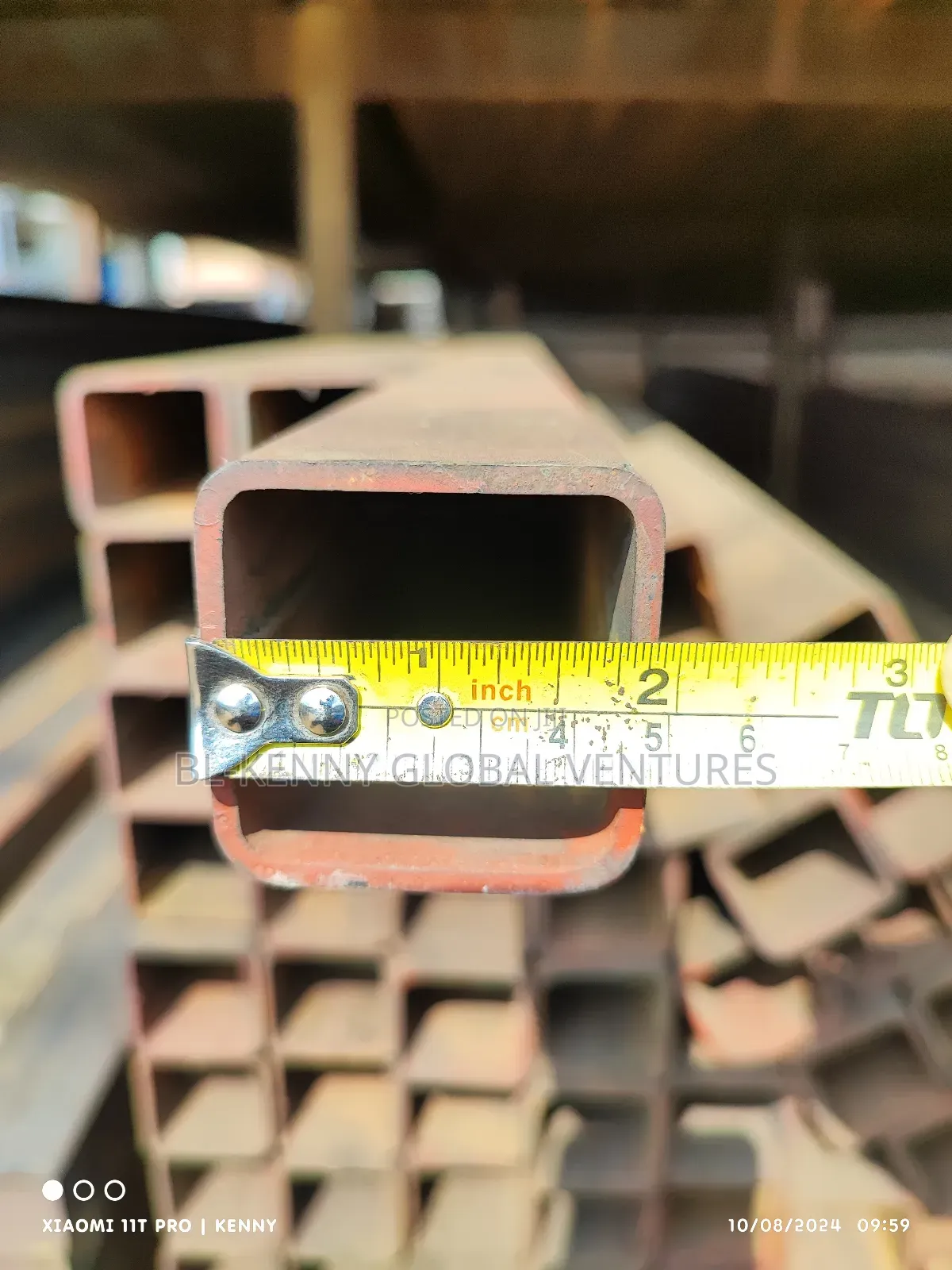 50 by 50 by 4mm Square Pipe ( Full 2x2)