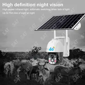 * 2 Days PROMO *4mp V380 PTZ 4g Solar Camera