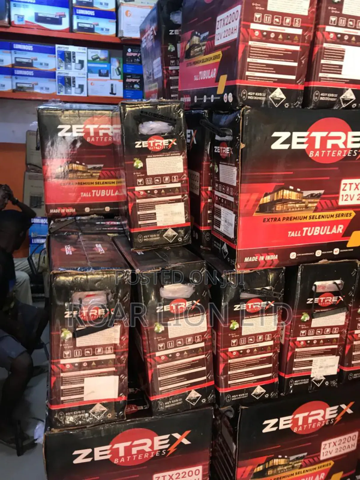 Zetrex 220 Tubular Battery