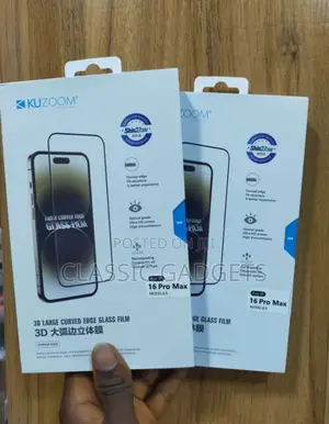 Clear and Privacy Screen Protector for iPhone 16 Pro Max