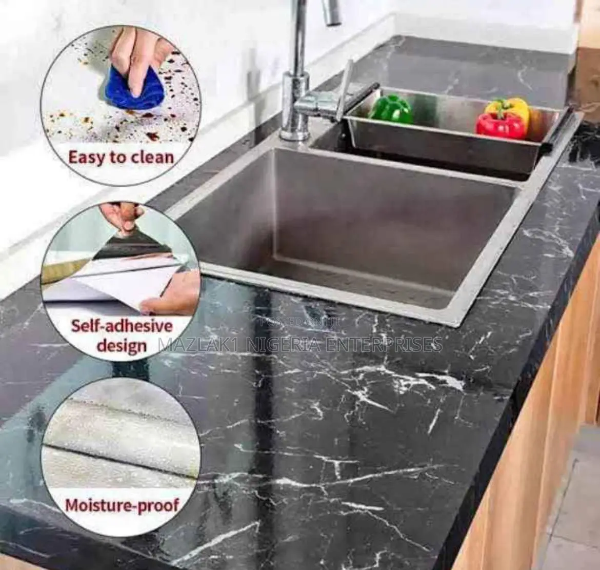 3D Marble Sticker